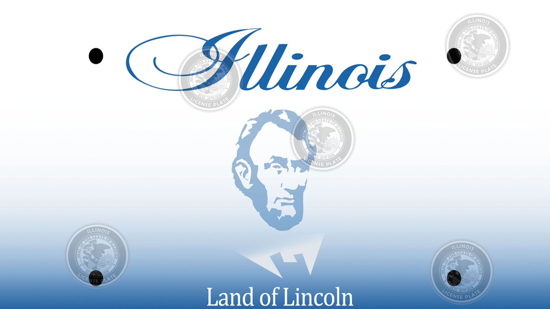 Illinois License Plates - Military Plates